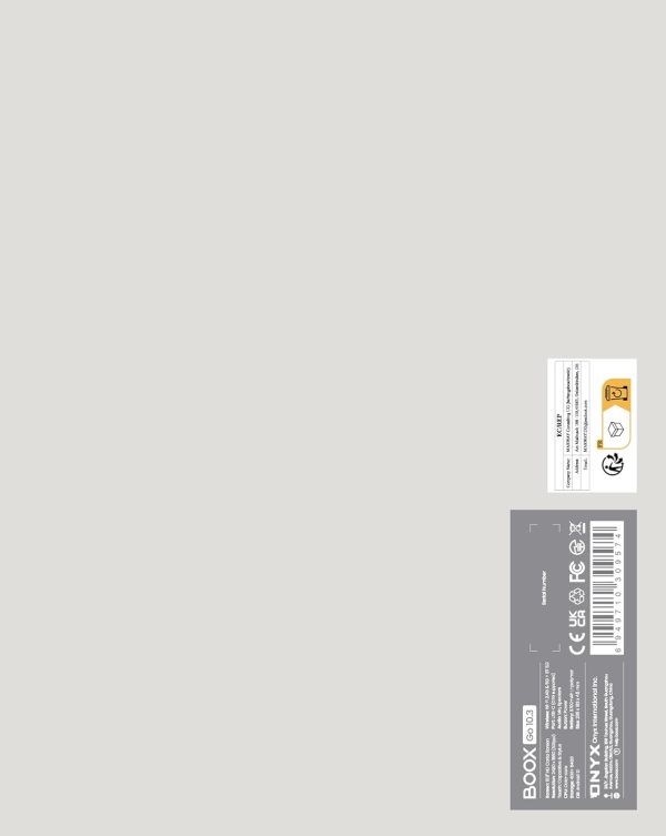 BOOX Tablet Go 10.3 ePaper E Ink Tablet No Front Light 4G 64G 300 PPI B/W - Image 8