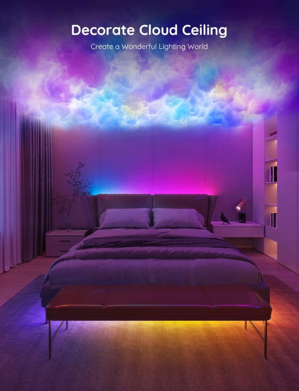 Govee RGBIC LED Strip Lights, 32.8ft Smart LED Lights for Bedroom, Bluetooth LED Lights APP Control, DIY Multiple Colors on One Line, Color Changing LED Strip Lighting Music Sync, Christmas Decor - Image 5
