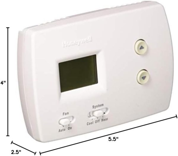 Honeywell TH3110D1008 Pro Non-Programmable Digital Thermostat, 1 Pack, White - Image 4