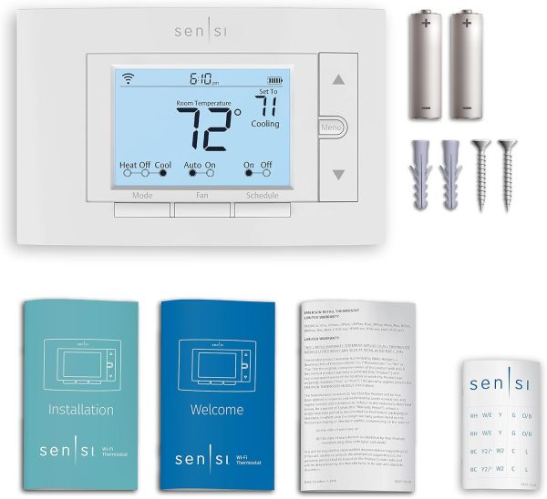 Sensi Smart Thermostat, 100 Years Of Expertise, Wi-Fi, Data Privacy, Programmable, Easy DIY Install, Works With Alexa, Energy Star Certified, Mobile App, ST55 - Image 8